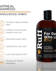 Sandalwood Amber Oatmeal Shampoo - Best Dog Shampoo