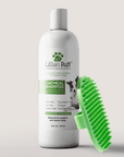 Oatmeal Shampoo (16oz With Bath Brush) - Best Dog Shampoo