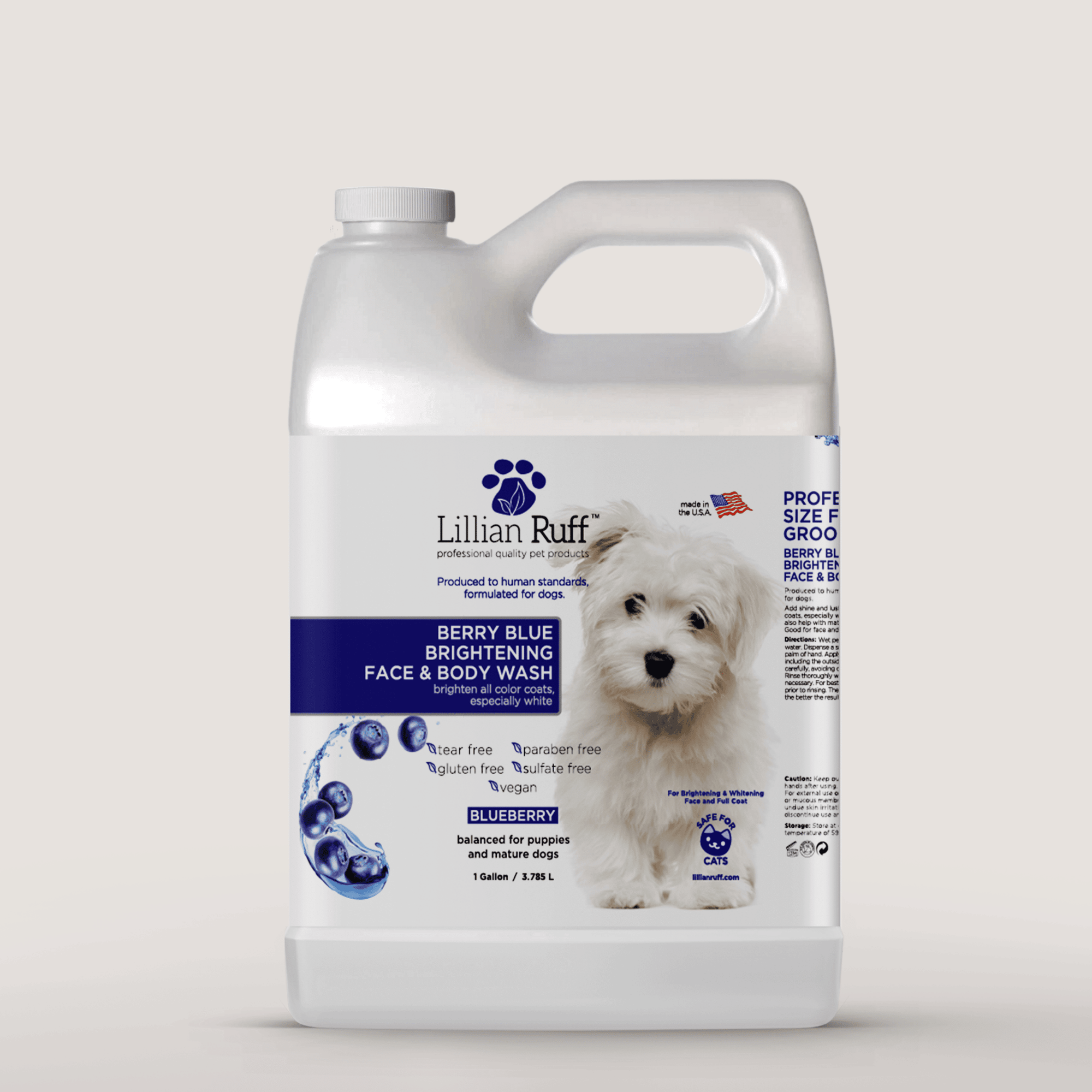Berry Blue Brightening Face & Body Wash - Best Dog Shampoo