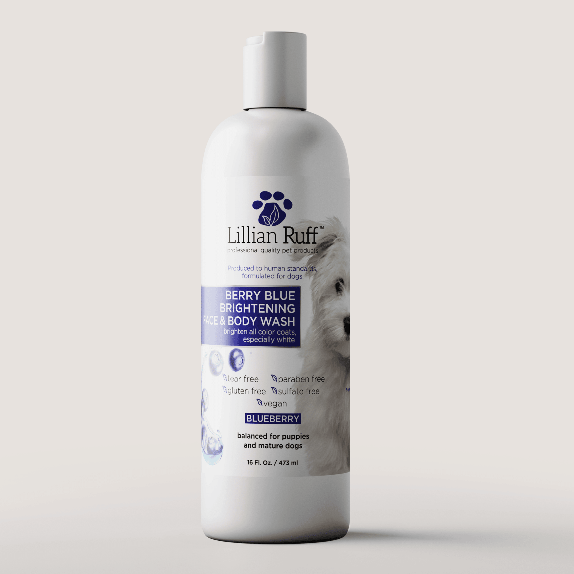 Berry Blue Brightening Face & Body Wash - Best Dog Shampoo