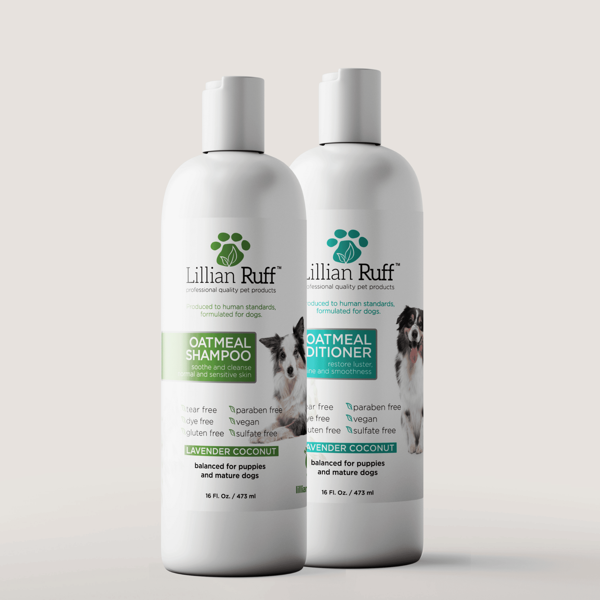 Oatmeal Shampoo & Conditioner Set - Best Dog Shampoo