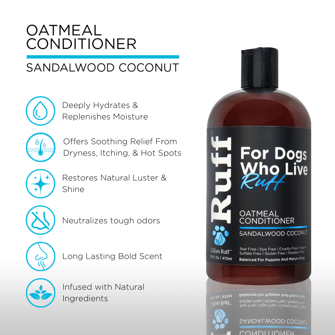 Sandalwood Coconut Oatmeal Conditioner - Best Dog Shampoo