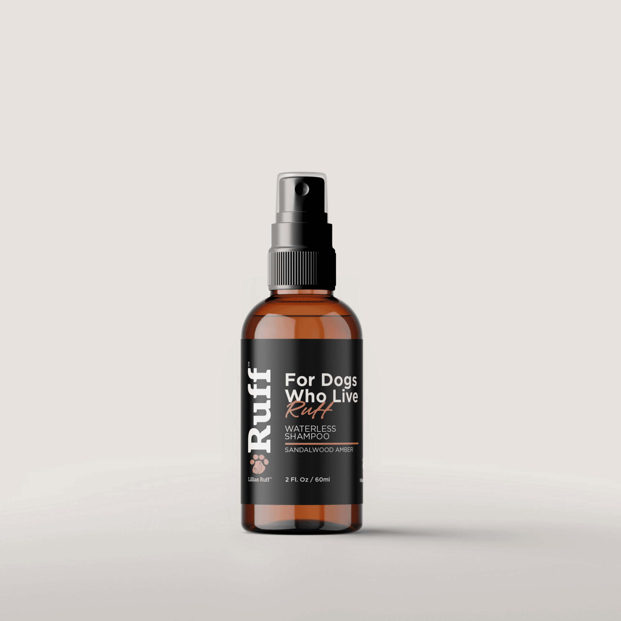 Waterless Shampoo Sandalwood - Amber Travel - Best Dog Shampoo