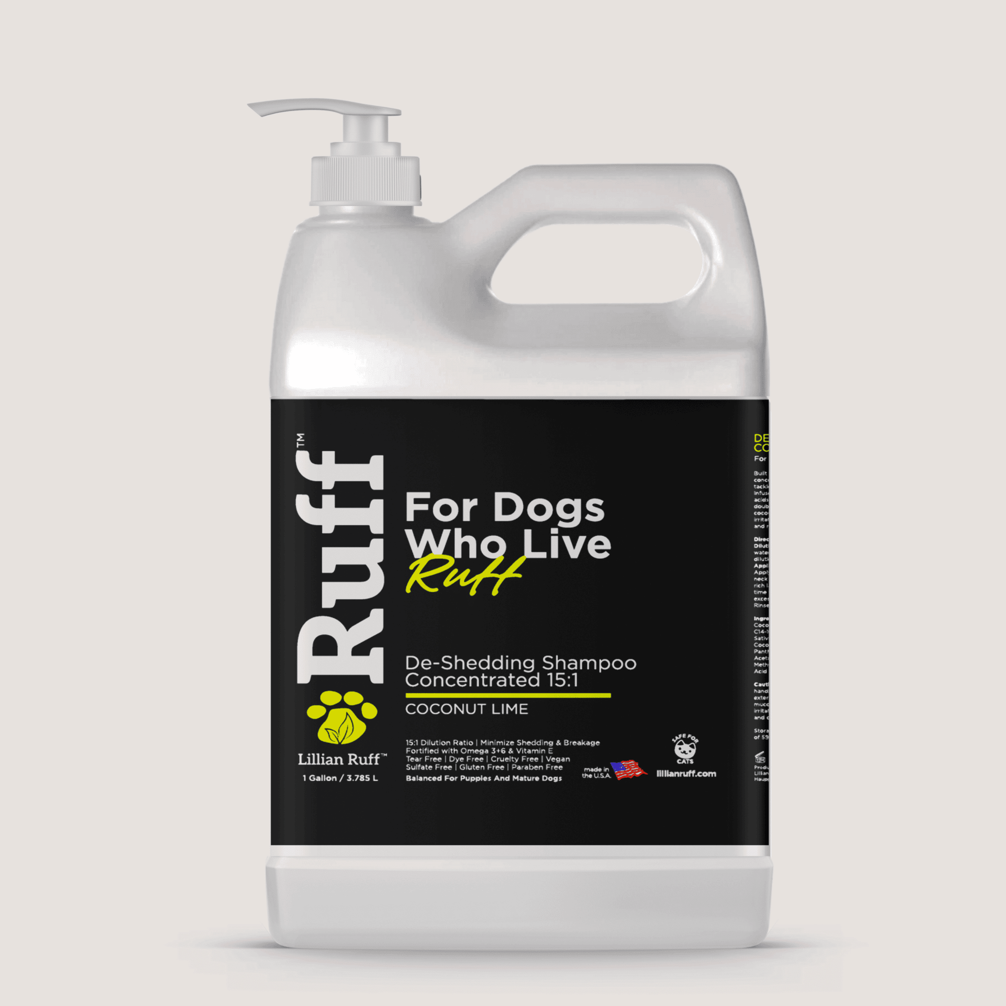 De - Shedding Shampoo Concentrated 15:1 - Best Dog Shampoo