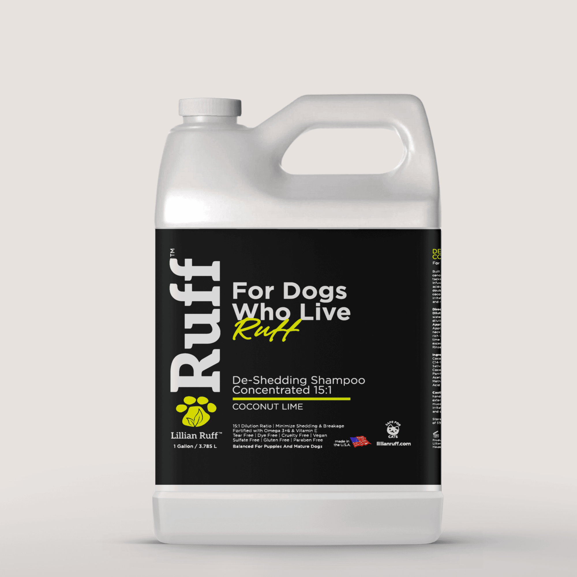 De - Shedding Shampoo Concentrated 15:1 - Best Dog Shampoo