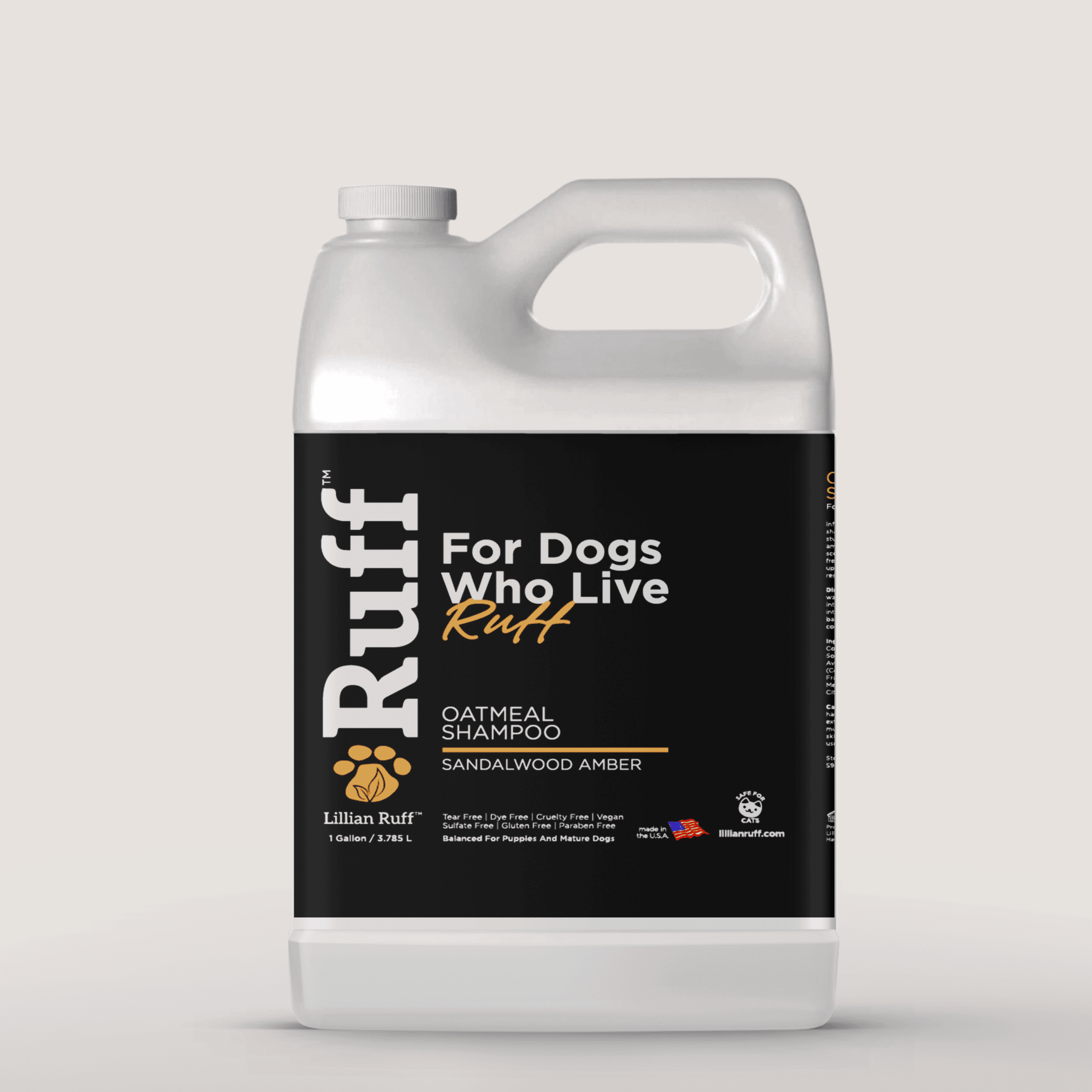 Sandalwood Amber Oatmeal Shampoo - Best Dog Shampoo