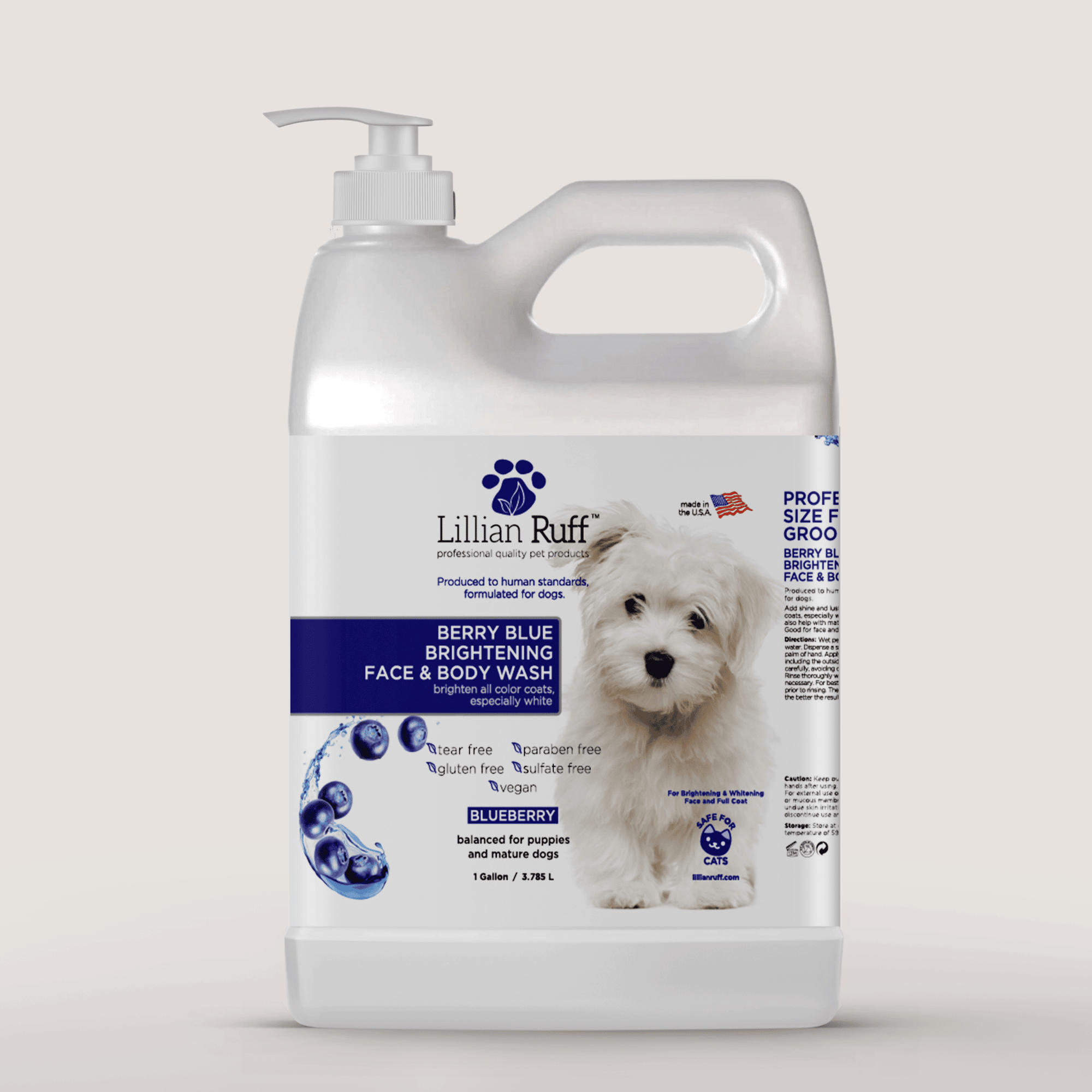 Berry Blue Brightening Face & Body Wash - Best Dog Shampoo
